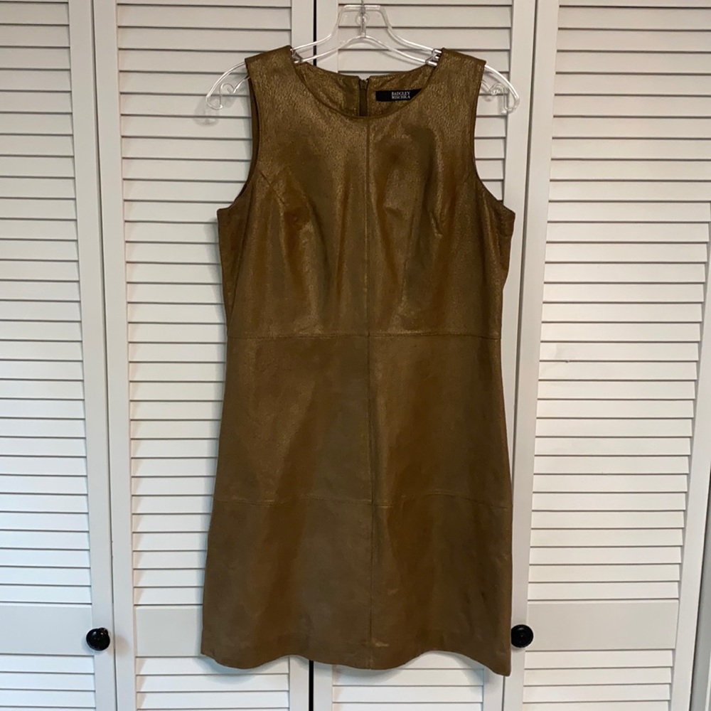Badgley Mischka 100% Leather Dress